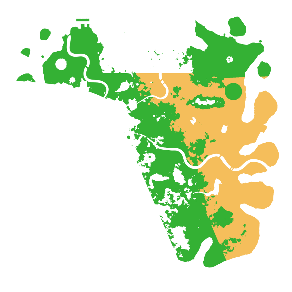 Biome Rust Map: Procedural Map, Size: 4500, Seed: 1373804747