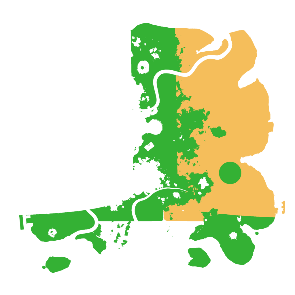 Biome Rust Map: Procedural Map, Size: 3500, Seed: 2130990231