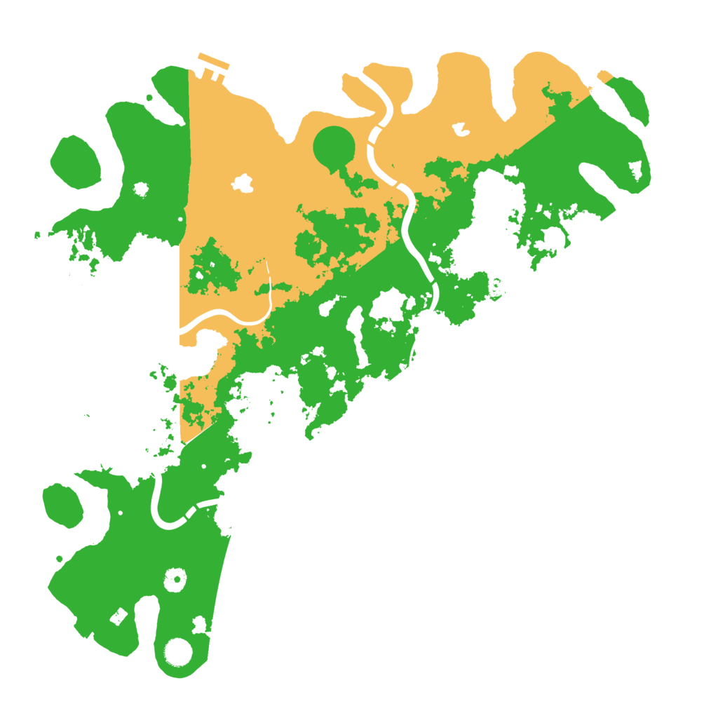 Biome Rust Map: Procedural Map, Size: 4500, Seed: 356239