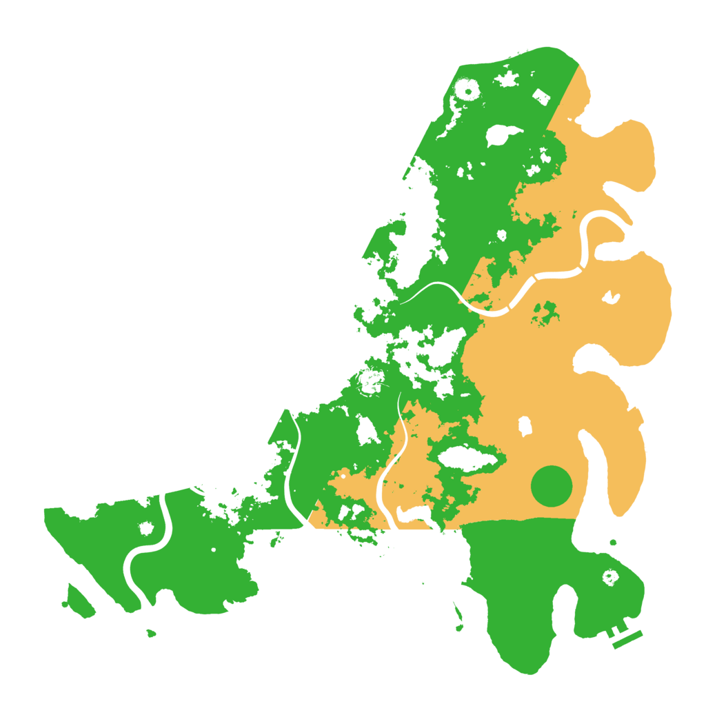 Biome Rust Map: Procedural Map, Size: 4500, Seed: 1857838888