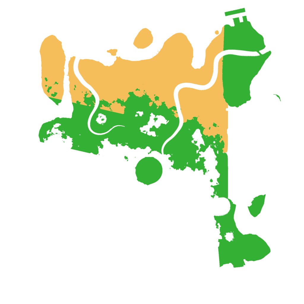 Biome Rust Map: Procedural Map, Size: 3000, Seed: 632725802
