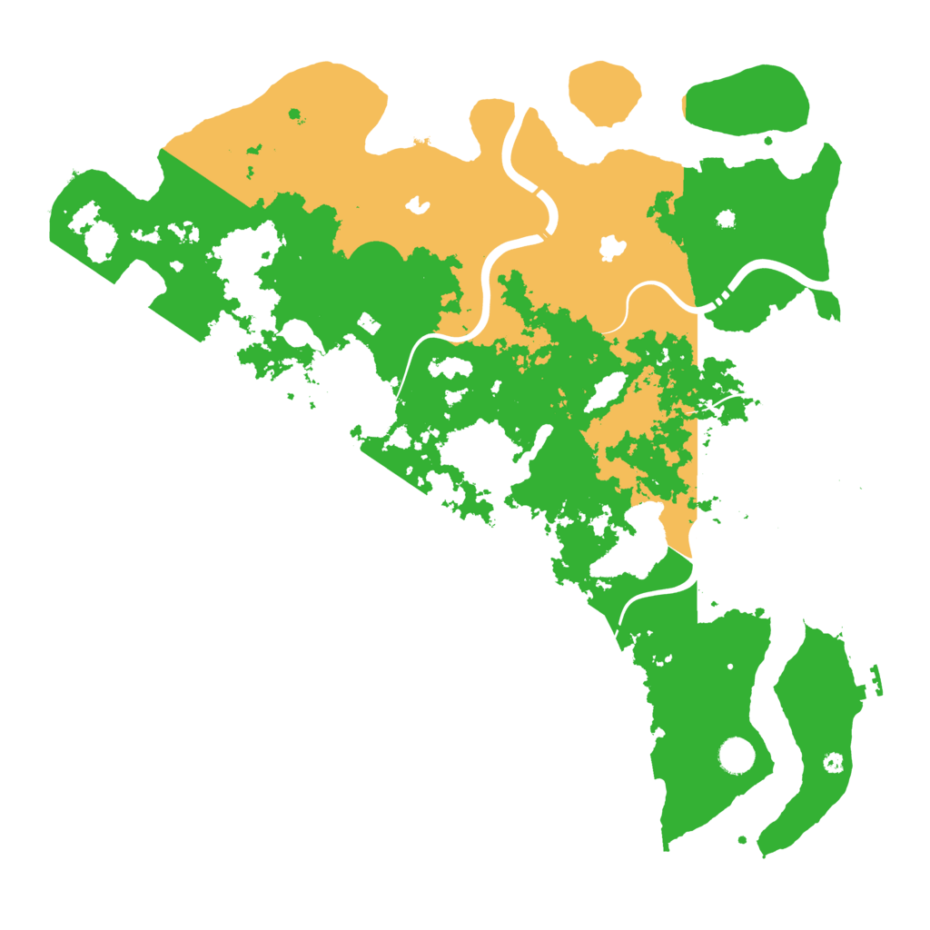 Biome Rust Map: Procedural Map, Size: 4500, Seed: 21217