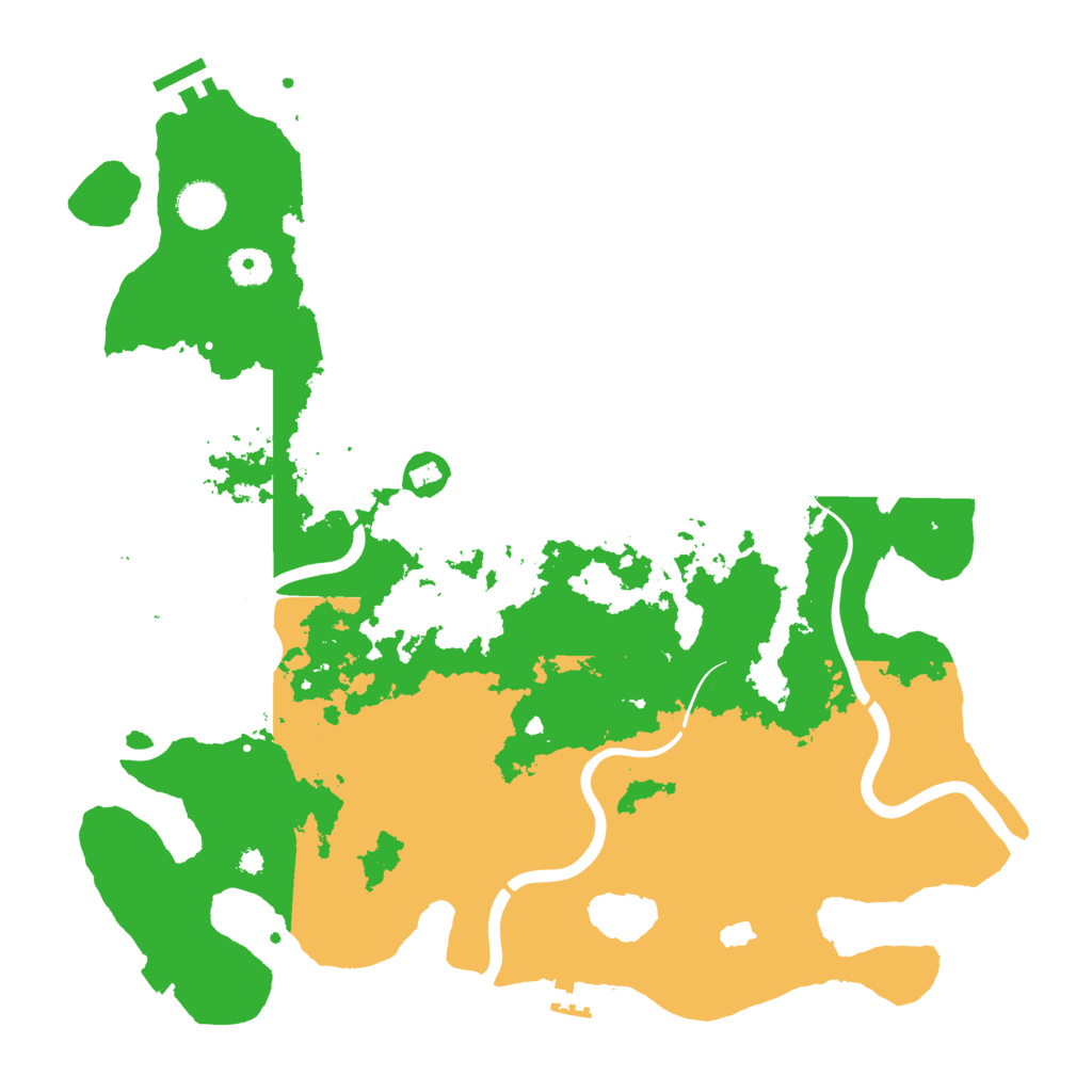 Biome Rust Map: Procedural Map, Size: 4000, Seed: 39319921