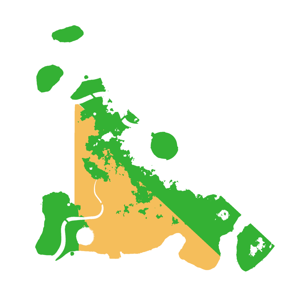 Biome Rust Map: Procedural Map, Size: 3000, Seed: 1801501114