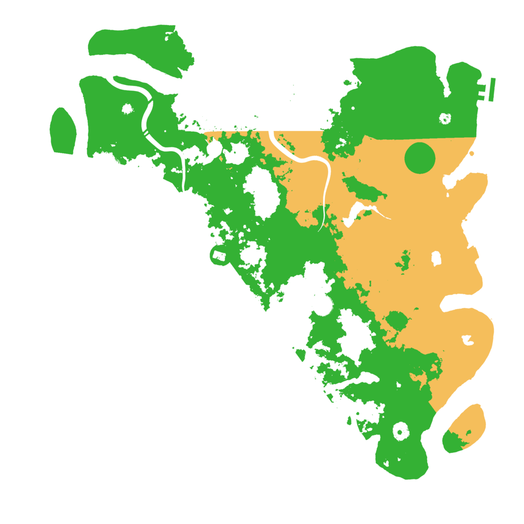 Biome Rust Map: Procedural Map, Size: 4500, Seed: 1854265638
