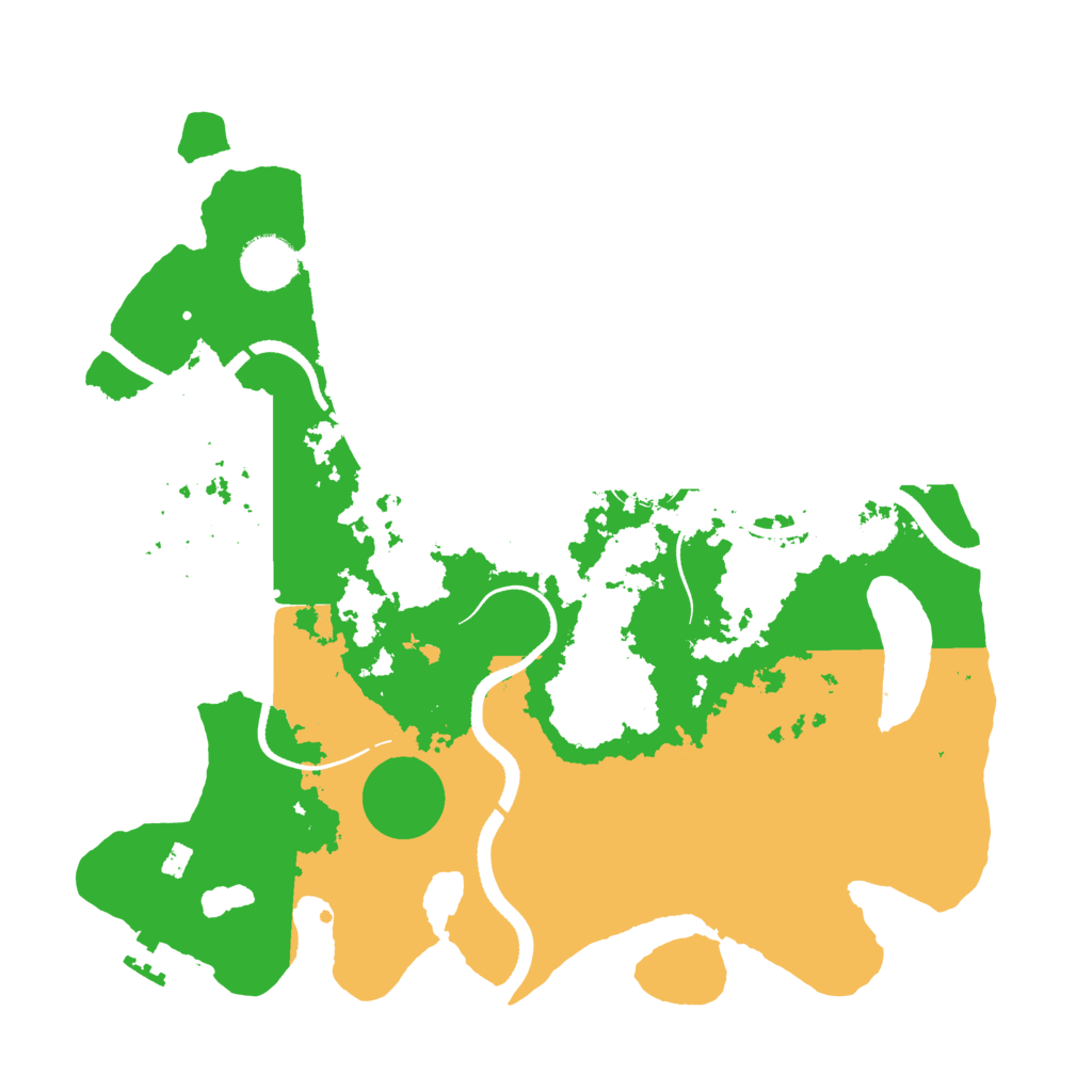 Biome Rust Map: Procedural Map, Size: 3500, Seed: 1130654166