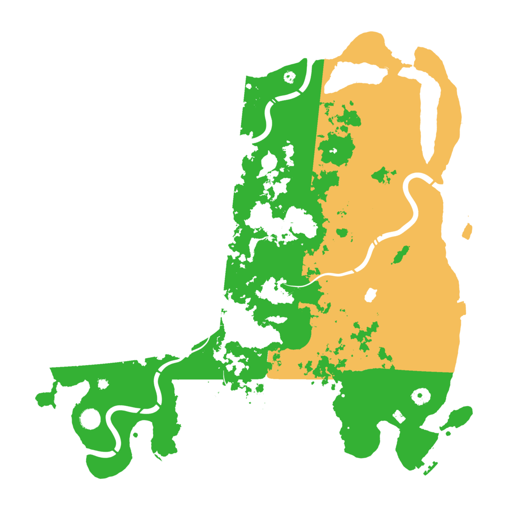 Biome Rust Map: Procedural Map, Size: 4300, Seed: 660657024