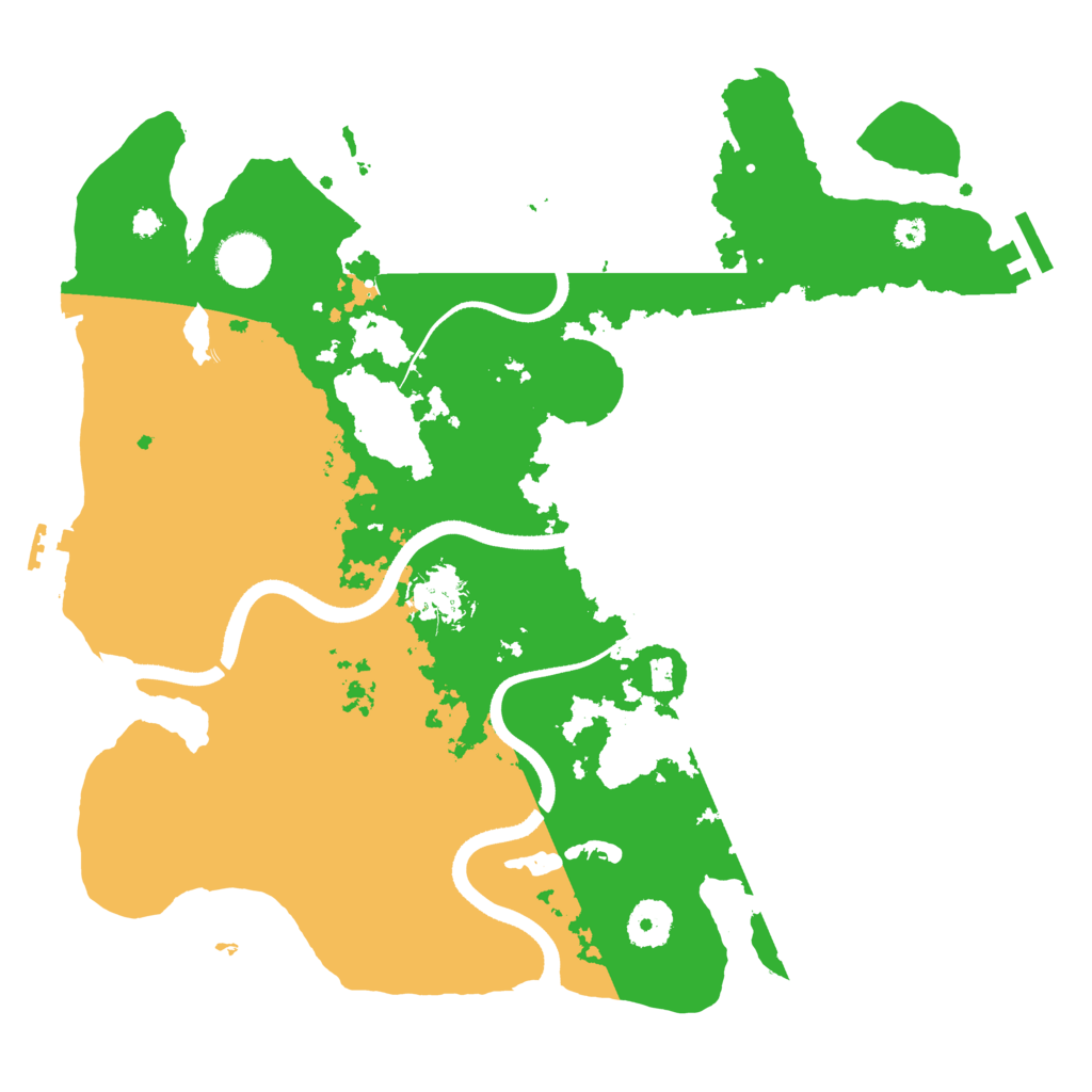 Biome Rust Map: Procedural Map, Size: 3500, Seed: 793337632