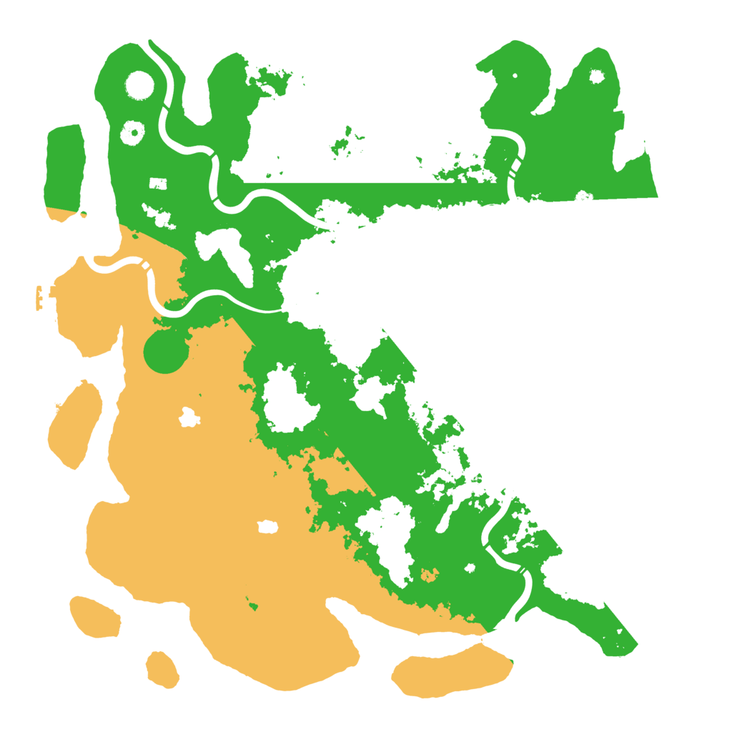 Biome Rust Map: Procedural Map, Size: 4500, Seed: 608295660