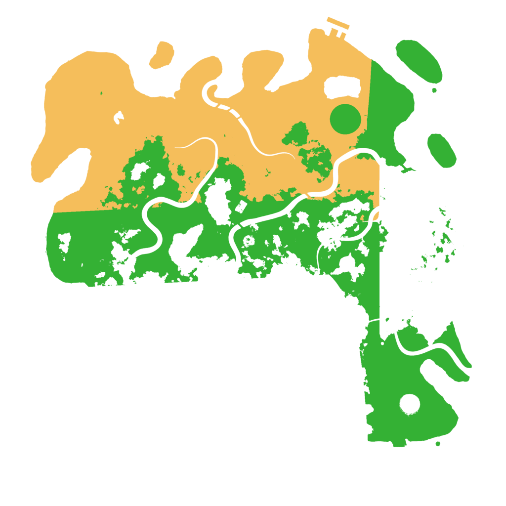 Biome Rust Map: Procedural Map, Size: 4400, Seed: 1157656037