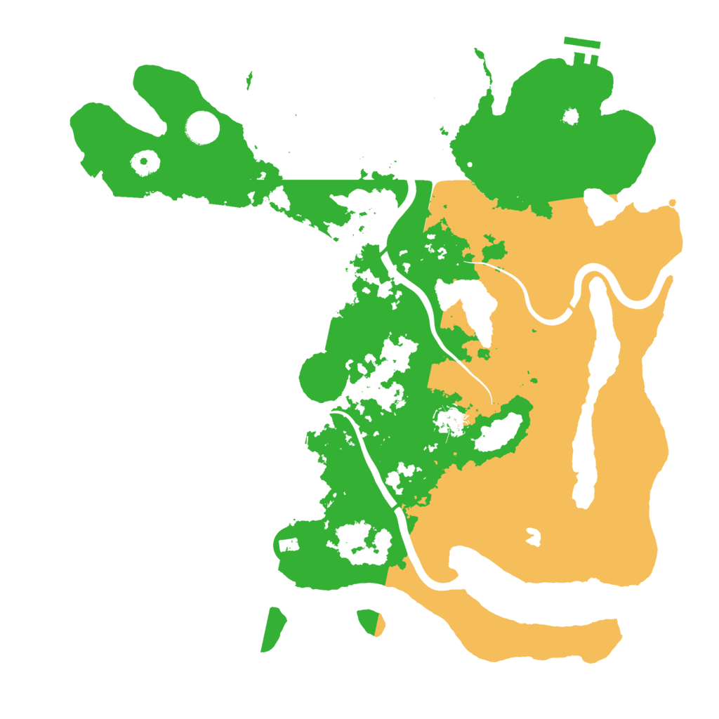 Biome Rust Map: Procedural Map, Size: 4000, Seed: 554542835