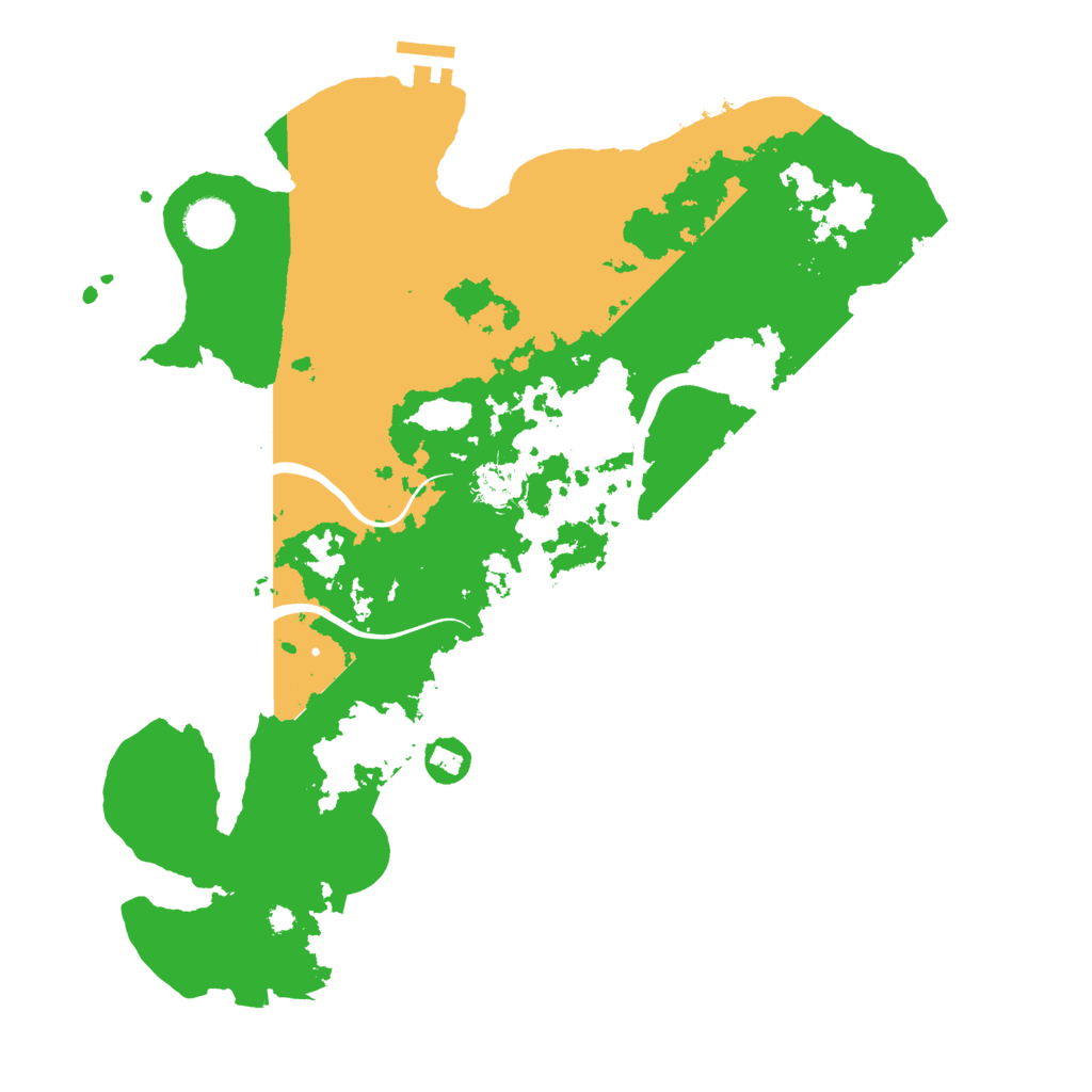 Biome Rust Map: Procedural Map, Size: 3800, Seed: 330062851