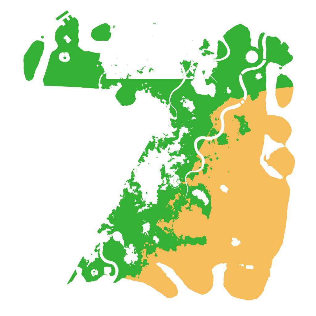 Biome Rust Map: Procedural Map, Size: 4500, Seed: 1110460793
