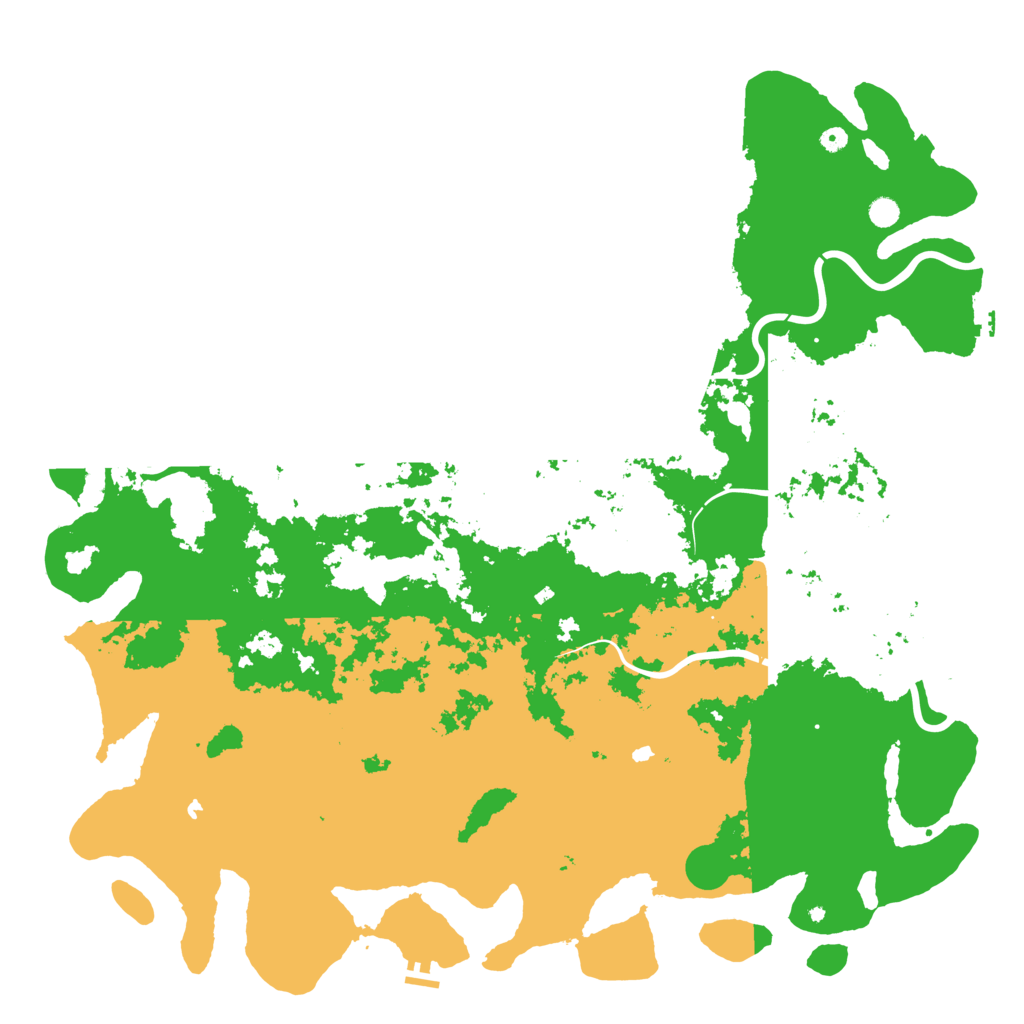 Biome Rust Map: Procedural Map, Size: 6000, Seed: 44890