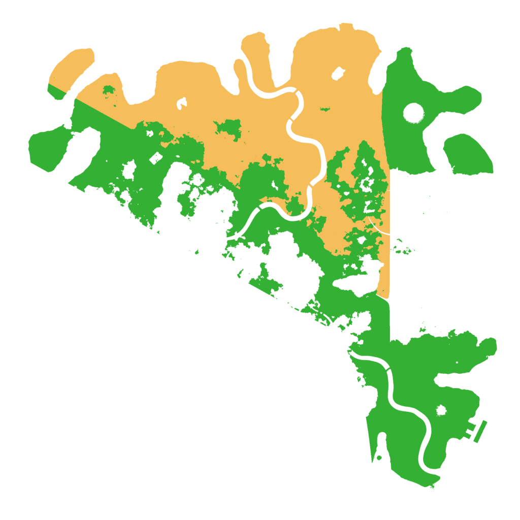 Biome Rust Map: Procedural Map, Size: 4500, Seed: 1889795671