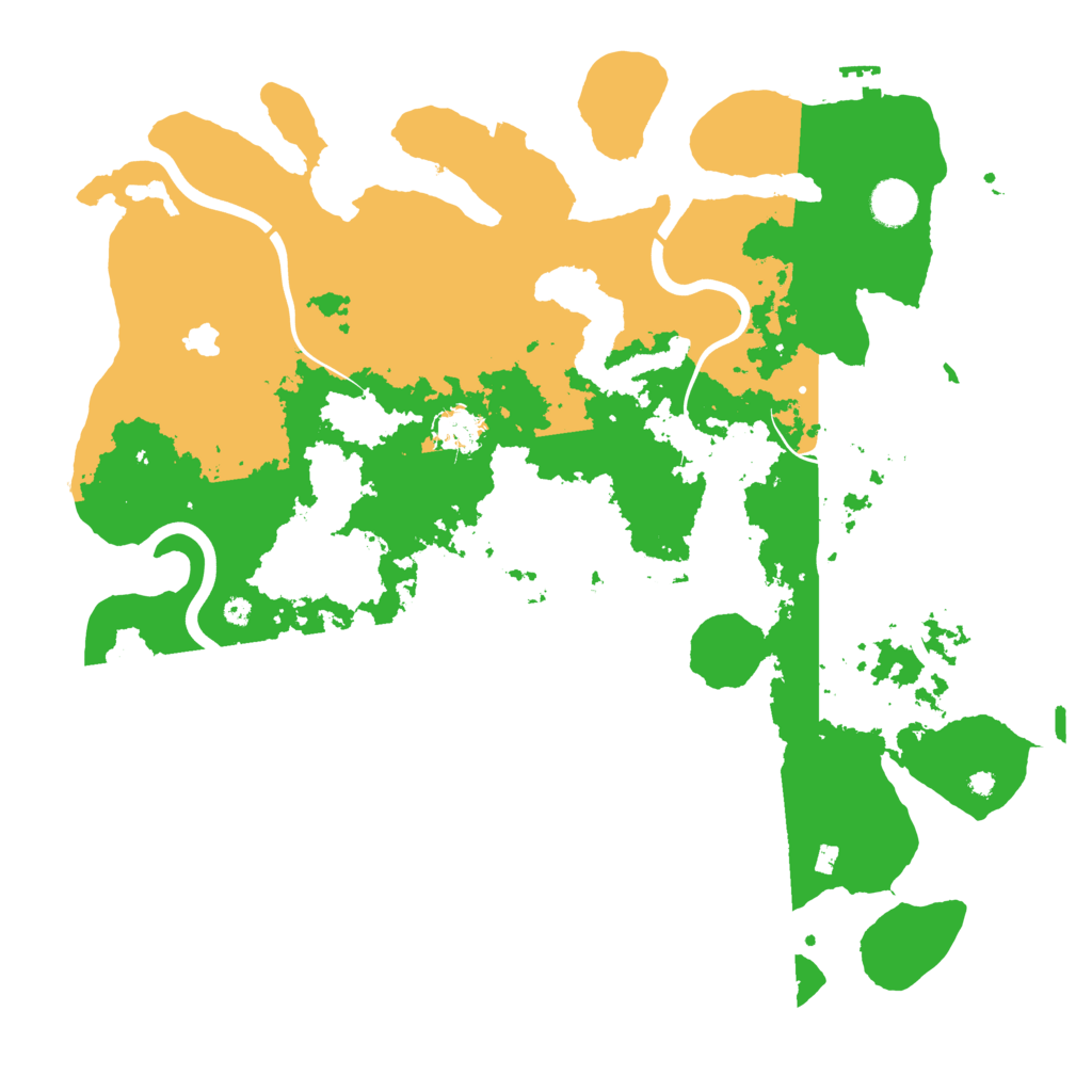 Biome Rust Map: Procedural Map, Size: 4050, Seed: 2051098059