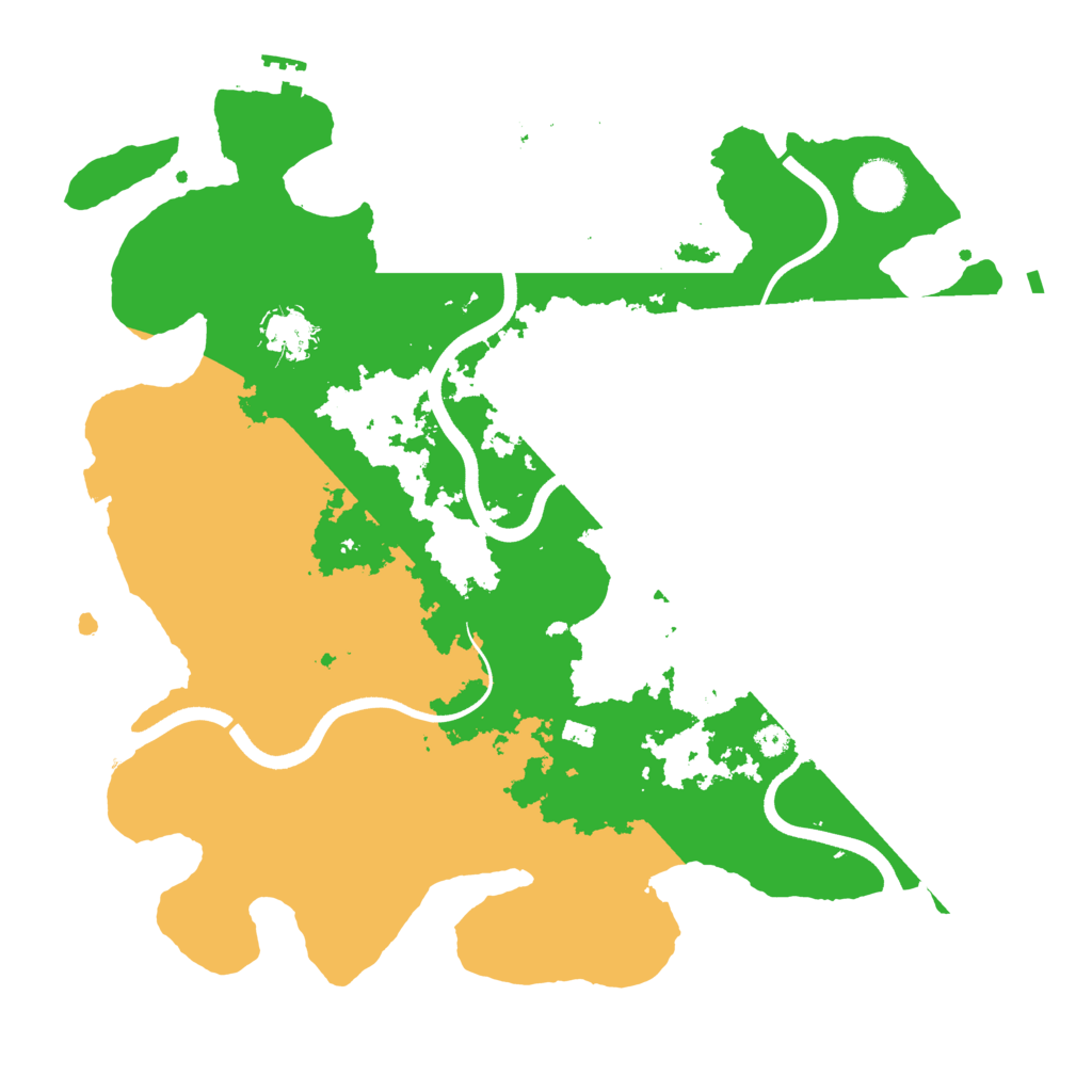 Biome Rust Map: Procedural Map, Size: 3650, Seed: 1974704602