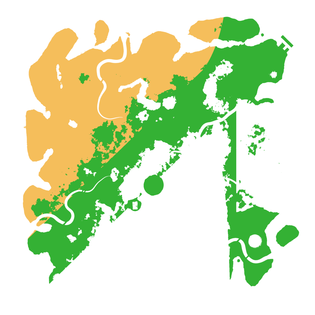 Biome Rust Map: Procedural Map, Size: 4250, Seed: 120967