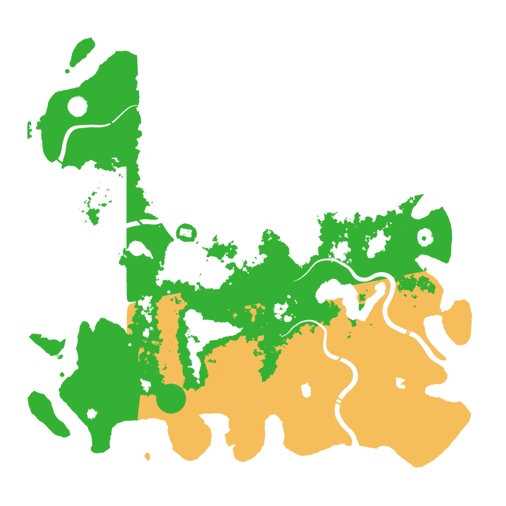 Biome Rust Map: Procedural Map, Size: 4500, Seed: 1316906655