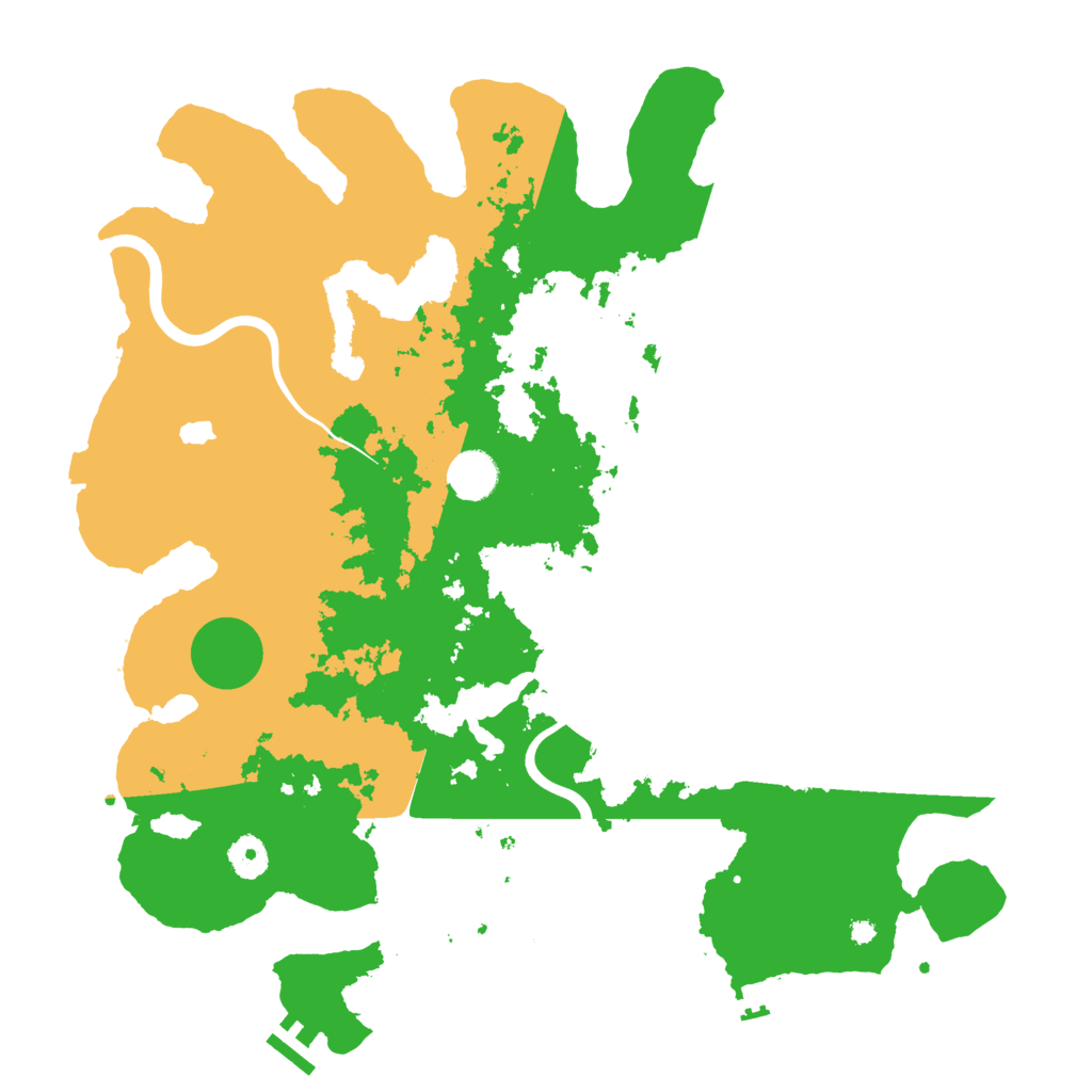 Biome Rust Map: Procedural Map, Size: 4000, Seed: 1845439495