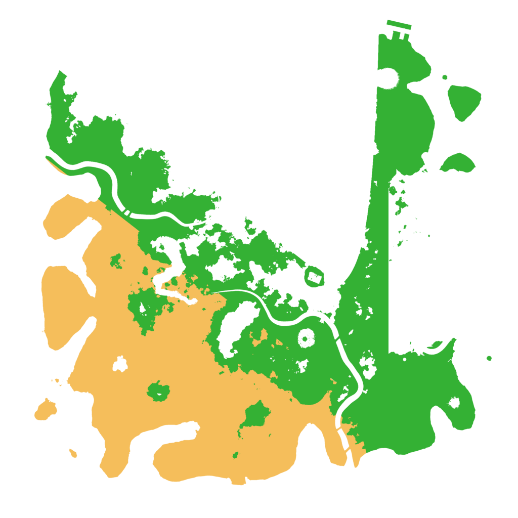 Biome Rust Map: Procedural Map, Size: 4250, Seed: 2043645324