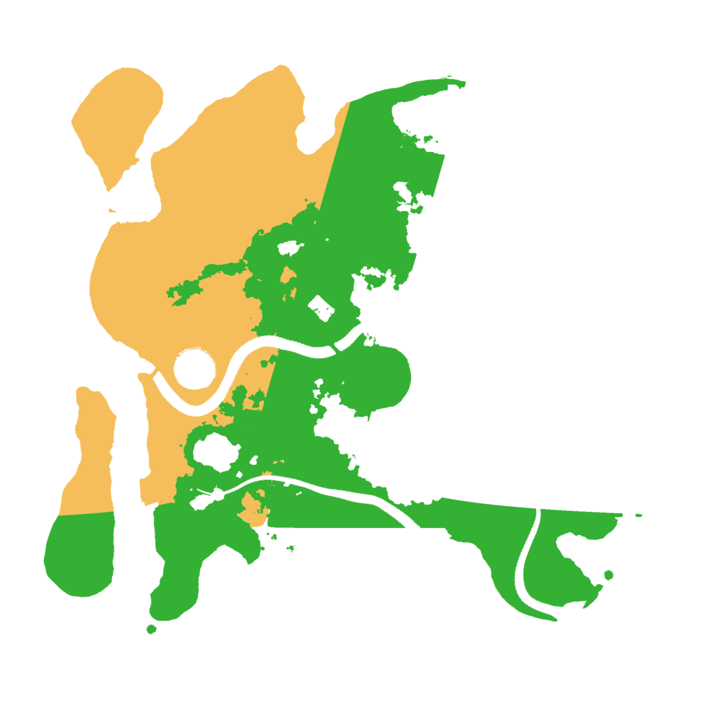 Biome Rust Map: Procedural Map, Size: 3000, Seed: 1500238672