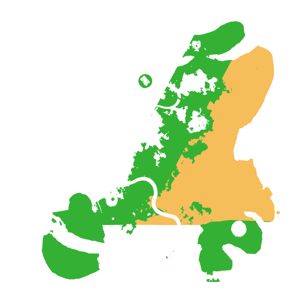 Biome Rust Map: Procedural Map, Size: 3500, Seed: 6767420