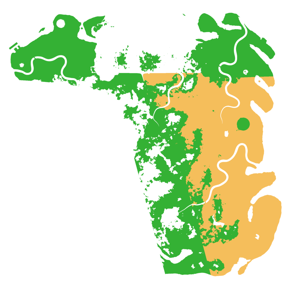 Biome Rust Map: Procedural Map, Size: 6000, Seed: 131206863