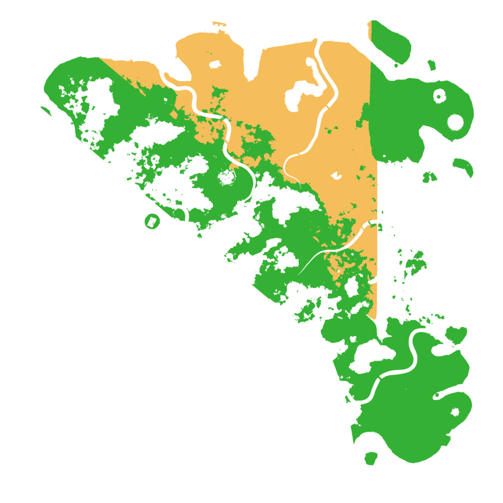 Biome Rust Map: Procedural Map, Size: 5500, Seed: 895342040
