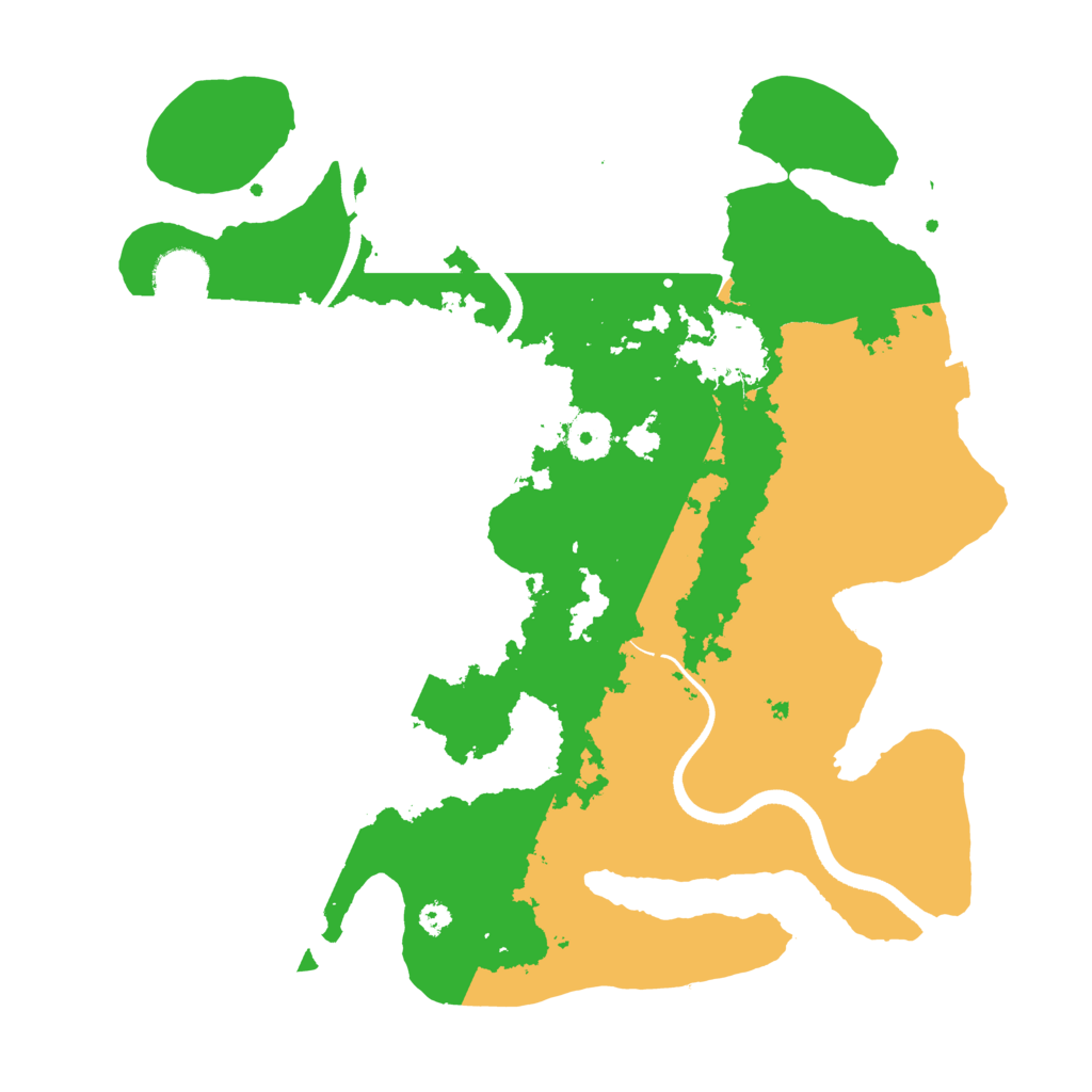 Biome Rust Map: Procedural Map, Size: 3500, Seed: 196643910