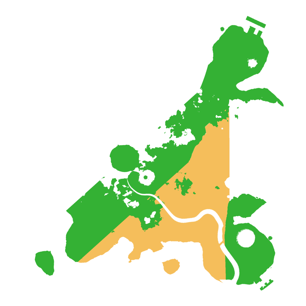 Biome Rust Map: Procedural Map, Size: 3000, Seed: 2895