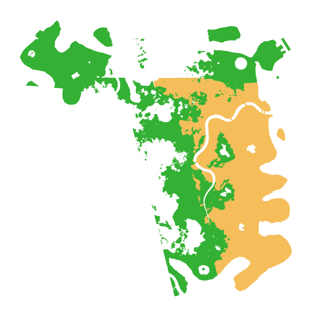 Biome Rust Map: Procedural Map, Size: 4500, Seed: 1308951287