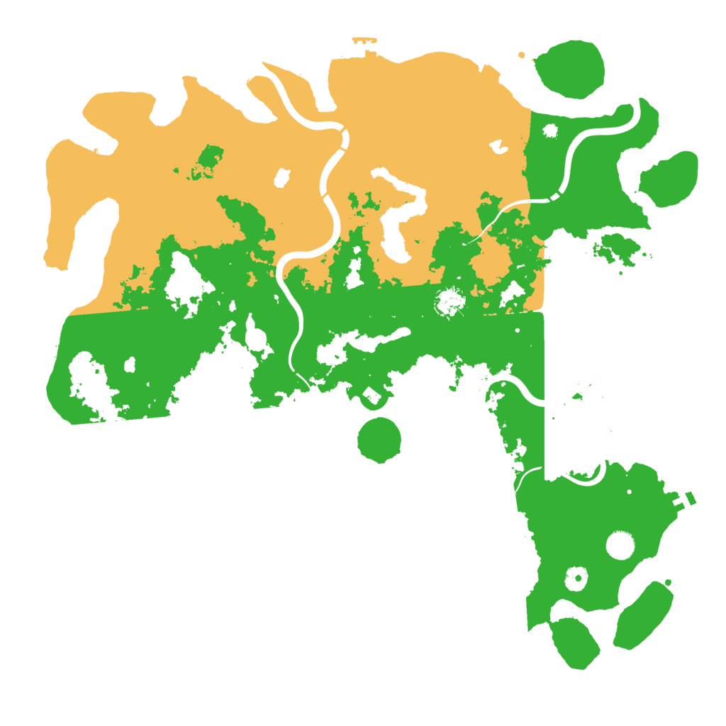 Biome Rust Map: Procedural Map, Size: 4500, Seed: 1049795624