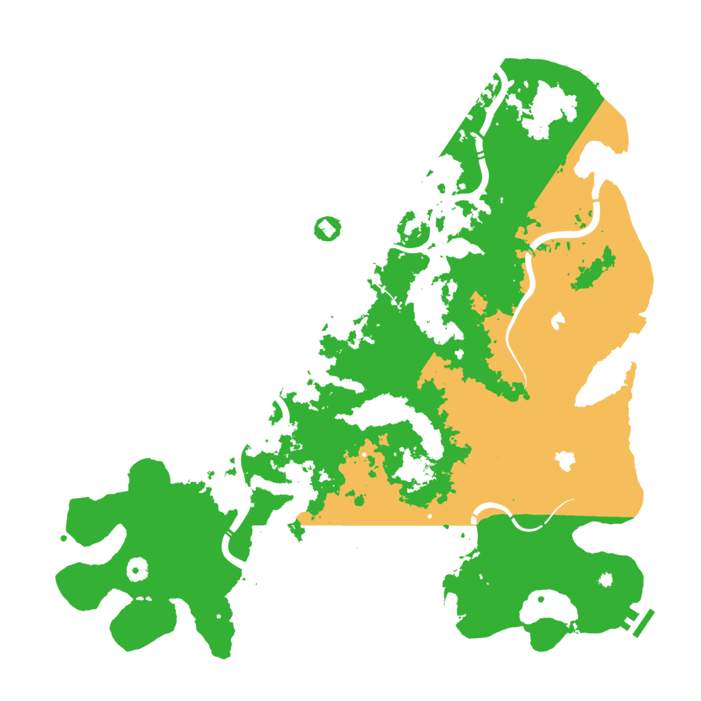 Biome Rust Map: Procedural Map, Size: 4500, Seed: 1863903313