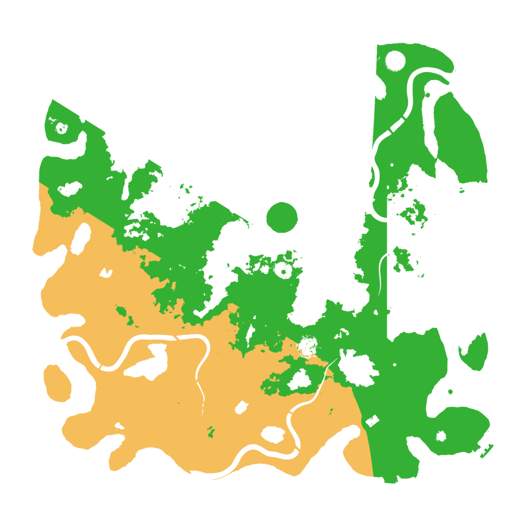 Biome Rust Map: Procedural Map, Size: 4500, Seed: 224458428