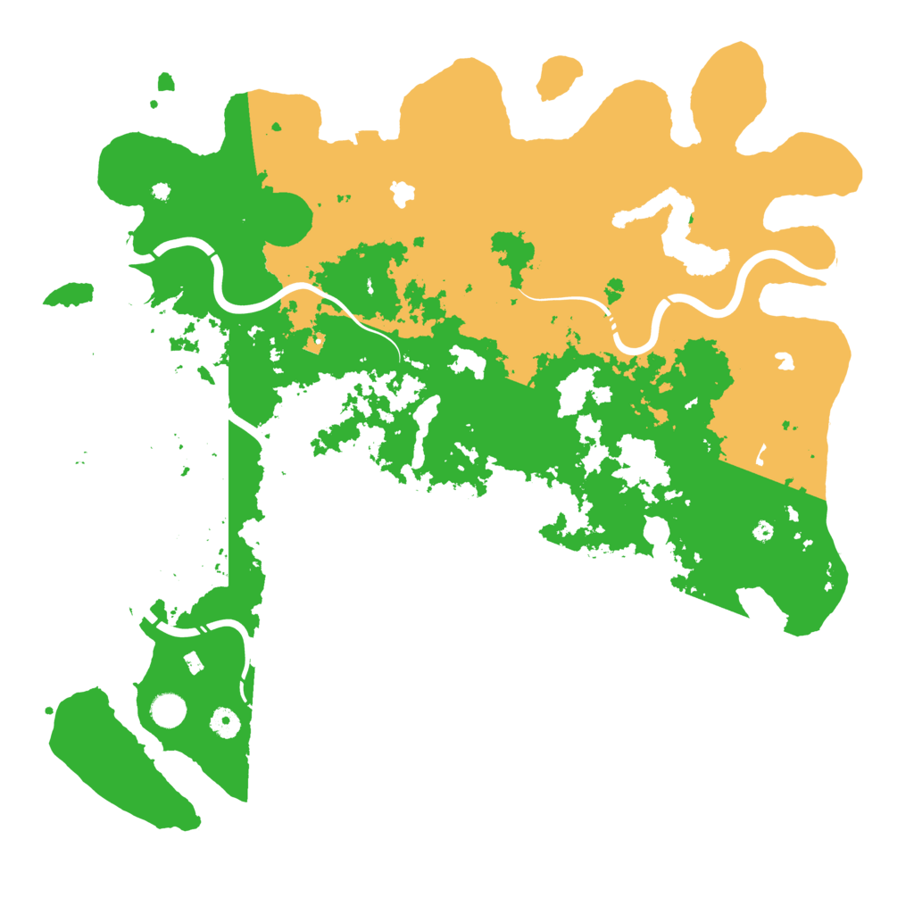 Biome Rust Map: Procedural Map, Size: 4600, Seed: 452710519