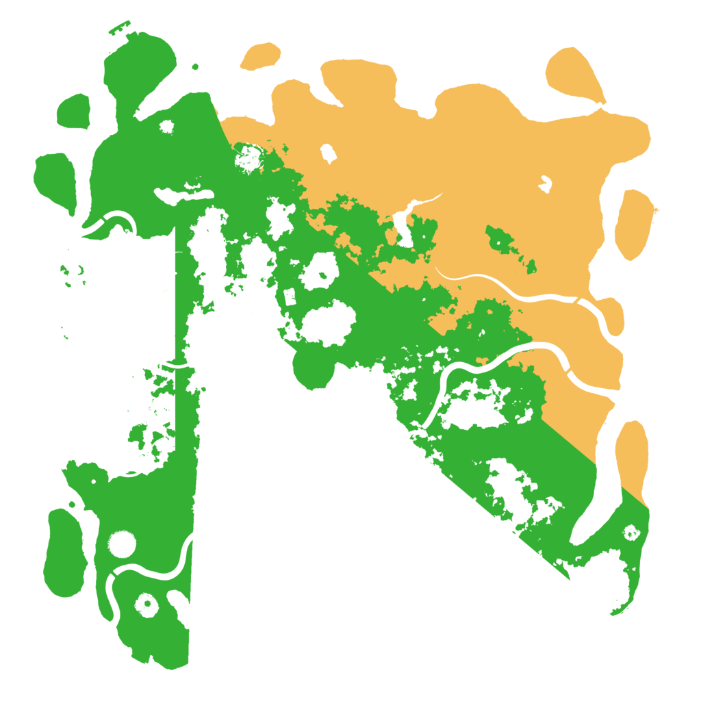 Biome Rust Map: Procedural Map, Size: 4500, Seed: 1463258626