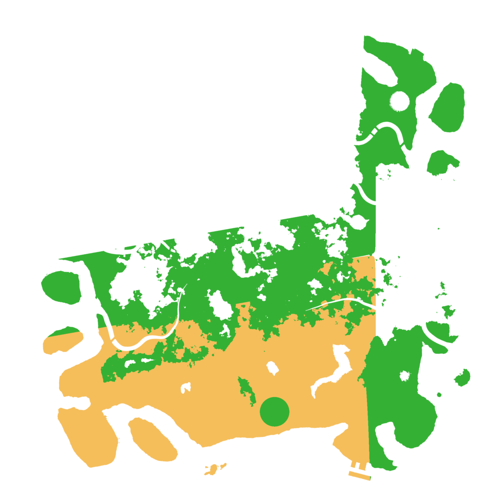 Biome Rust Map: Procedural Map, Size: 4500, Seed: 1945834724