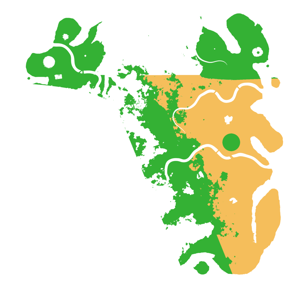 Biome Rust Map: Procedural Map, Size: 4500, Seed: 611949706