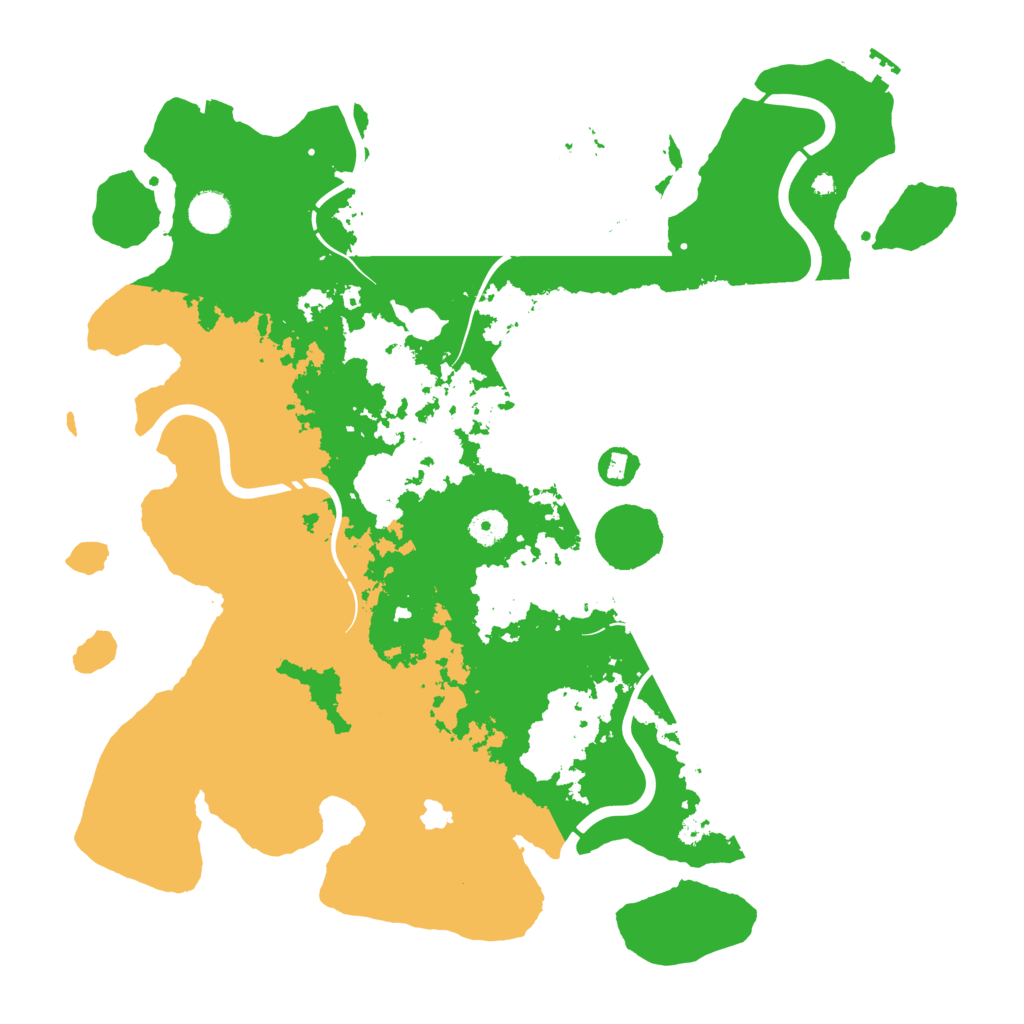 Biome Rust Map: Procedural Map, Size: 4250, Seed: 369414924