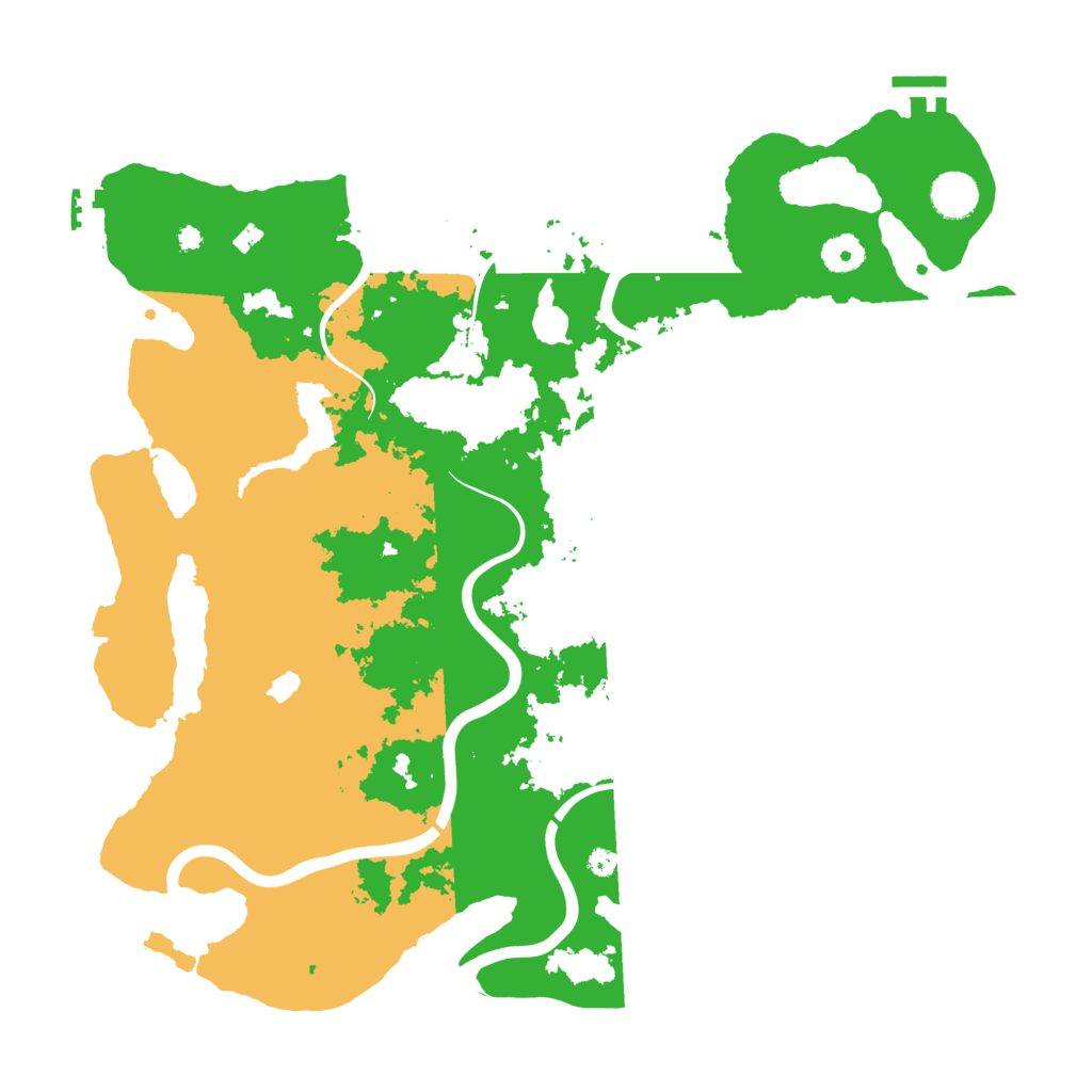 Biome Rust Map: Procedural Map, Size: 4050, Seed: 1593809801