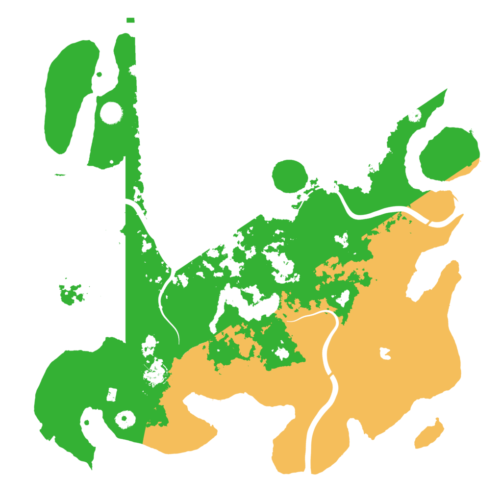Biome Rust Map: Procedural Map, Size: 4000, Seed: 12617