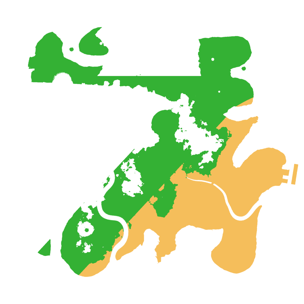 Biome Rust Map: Procedural Map, Size: 3000, Seed: 286011