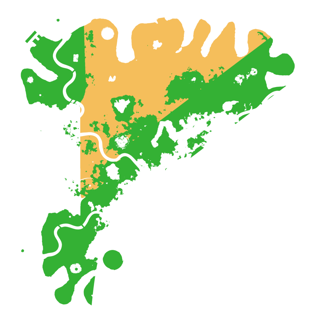 Biome Rust Map: Procedural Map, Size: 4500, Seed: 1341350724