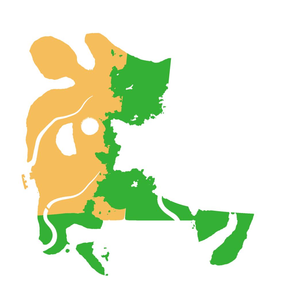 Biome Rust Map: Procedural Map, Size: 3000, Seed: 667260362