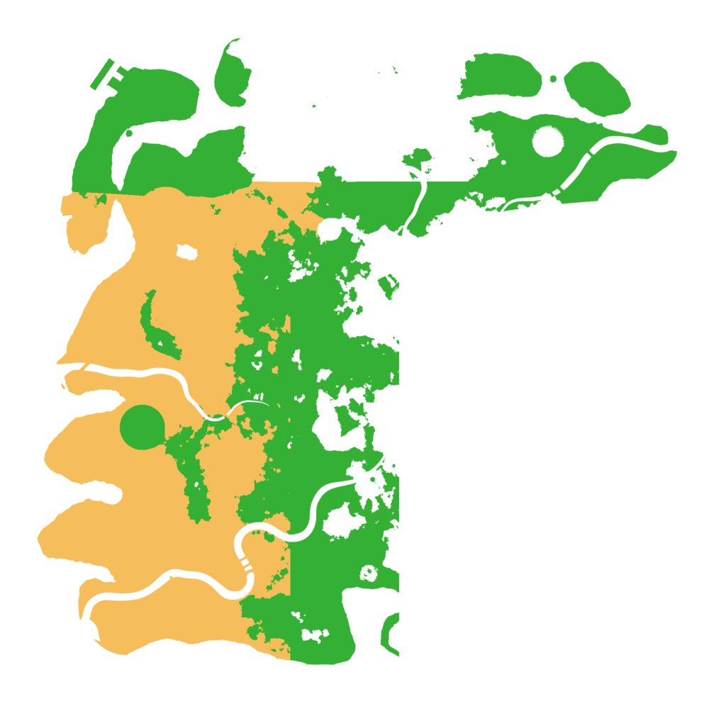 Biome Rust Map: Procedural Map, Size: 4250, Seed: 873196227