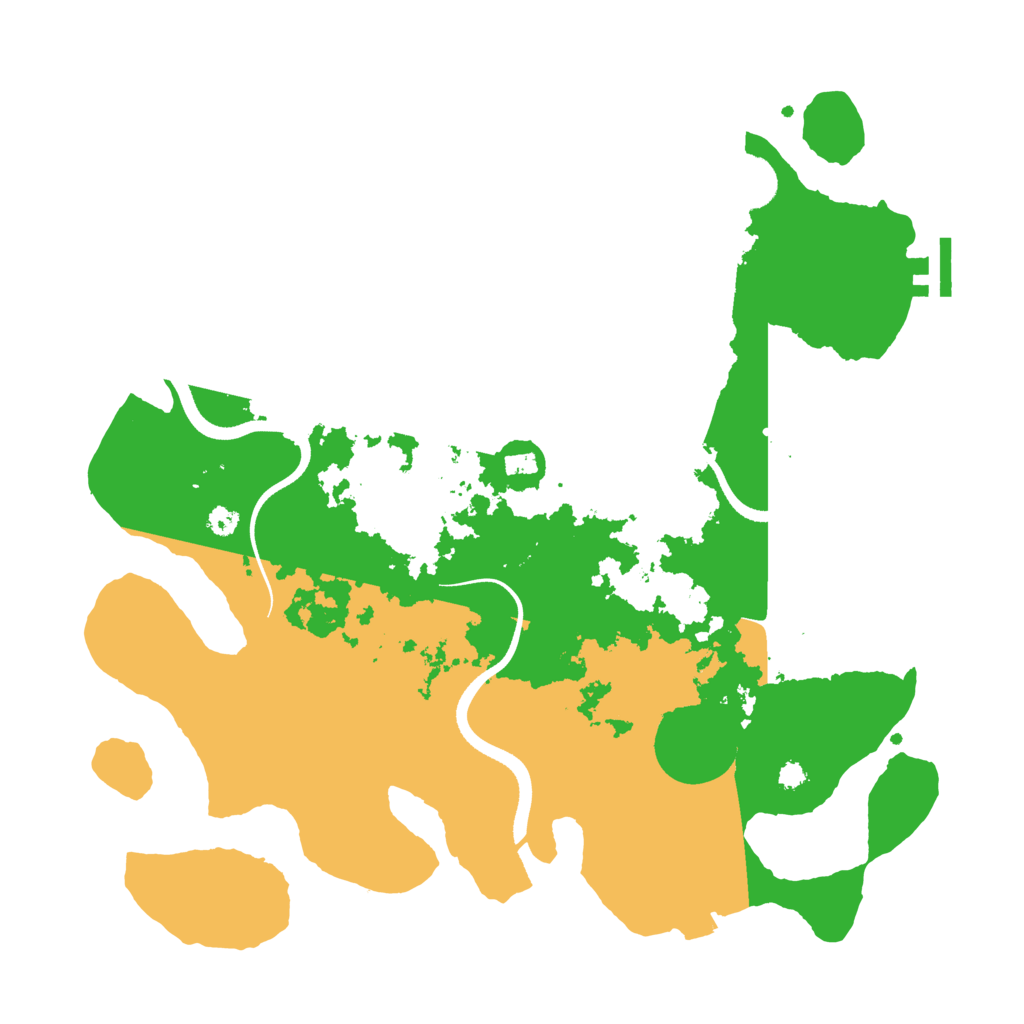 Biome Rust Map: Procedural Map, Size: 3500, Seed: 1415738502
