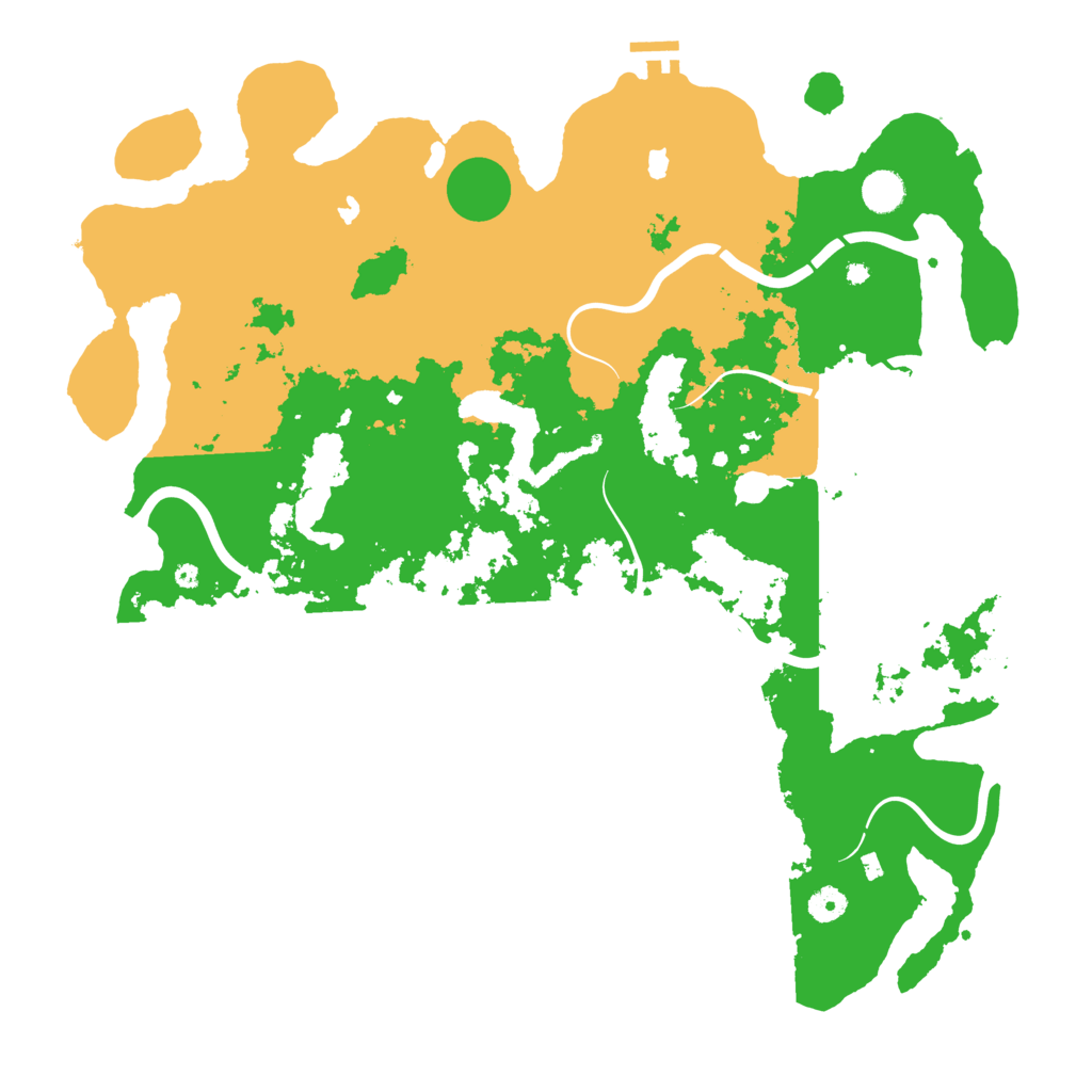 Biome Rust Map: Procedural Map, Size: 4500, Seed: 1326686760