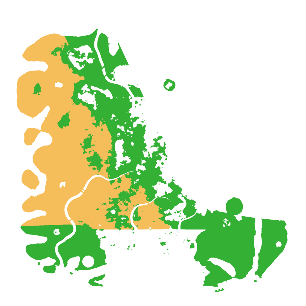 Biome Rust Map: Procedural Map, Size: 4800, Seed: 991977902