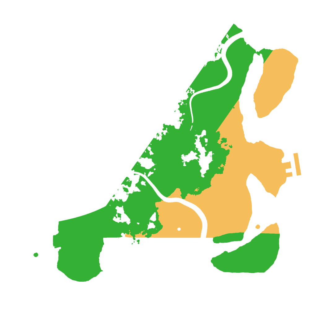 Biome Rust Map: Procedural Map, Size: 2850, Seed: 427978524